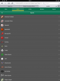 Bet365 Mobile screenshot
