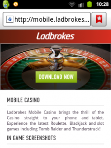 Labrokes Mobile Casino Screenshot 1