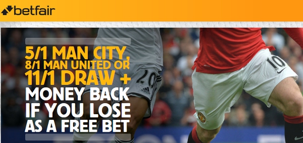 Betfair Manchester Derby Betting Offer