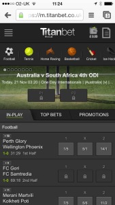 Titanbet Mobile Betting Site