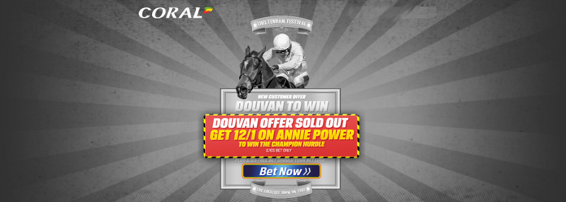 Coral Annie Power Champion Hurdle Offer 12/1
