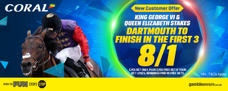 Coral Dartmouth Offer Top Three Finish Enhanced Odds